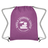 Crosshatch Non-woven Drawstring Bag