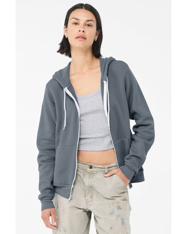 BELLA+CANVAS Unisex Sponge Fleece Full-Zip Hooded Sweatshirt