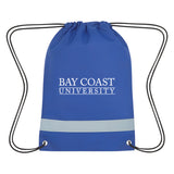 Lil' Bit Reflective Non-woven Drawstring Bag