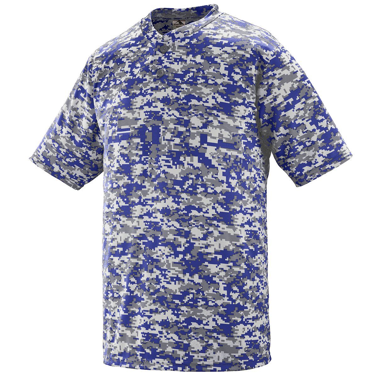 Youth Digi Camo Wicking Two-Button Jersey