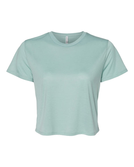 Bella+Canvas® Women's Flowy Cropped Tee Shirt