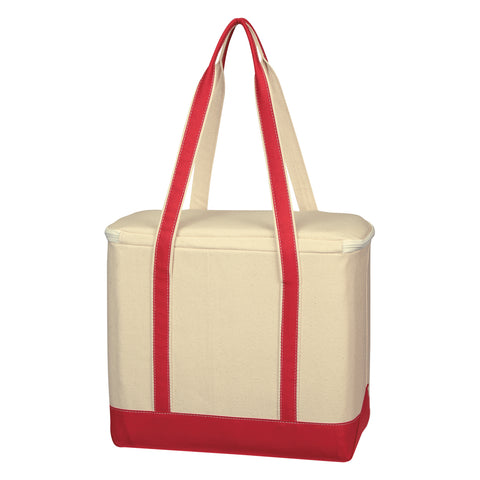 Large Cotton Canvas Cooler Bag