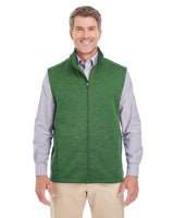 DEVON AND JONES Men's Newbury Mélange Fleece Vest