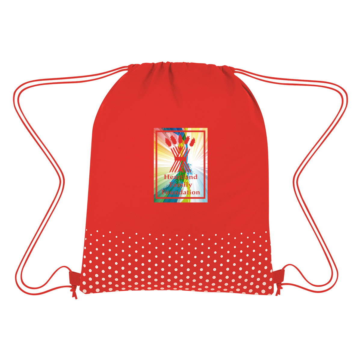 Connect The Dots Non-woven Drawstring Bag