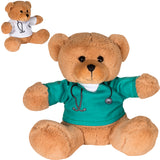 7" Doctor or Nurse Plush Bear w/T-Shirt