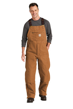Carhartt Tall Firm Duck Insulated Bib Overalls