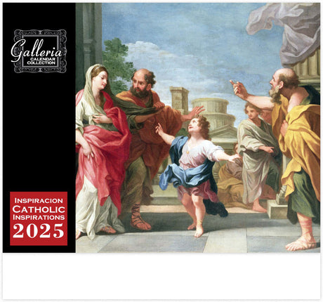 Galleria Wall Calendar 2025 Catholic Inspirations SP/ENG