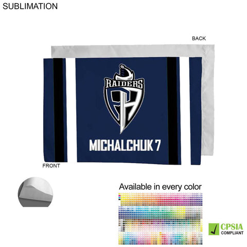 48 Hr Quick Ship - Team Poplin Pillowcase, 33x21, Sublimated full color Edge to Edge 1 side