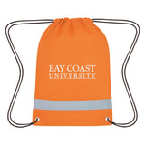Lil' Bit Reflective Non-woven Drawstring Bag