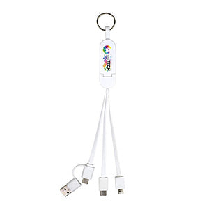 "Escalante" 5-in-1 Cell Phone Charging Cable with Type C Adapter and Phone Stand