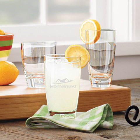 Bormioli Rocco Luna 15.25oz clear glass tumbler