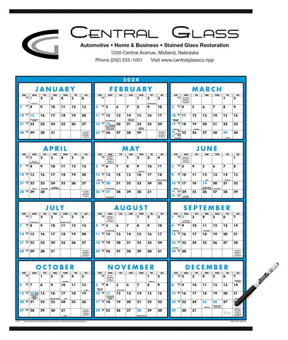 Span-A-Year (Laminated with Marker)