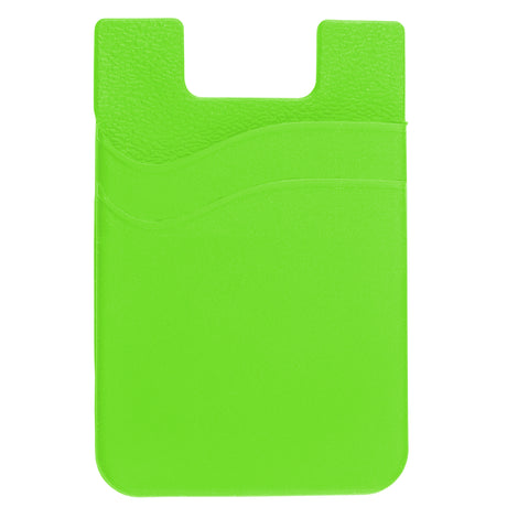 Dual Packet Silicone Cell Phone Sleeve with Adhesive Backing
