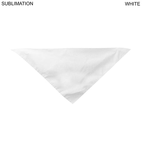 72 Hr Fast Ship - Medium Dog Bandana, 19x19x27, Stitched Edges, Sublimated Edge to Edge