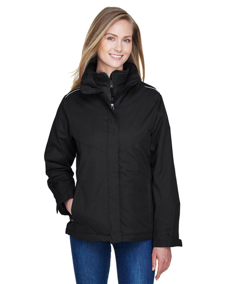 CORE 365 Ladies' Region 3-in-1 Jacket with Fleece Liner