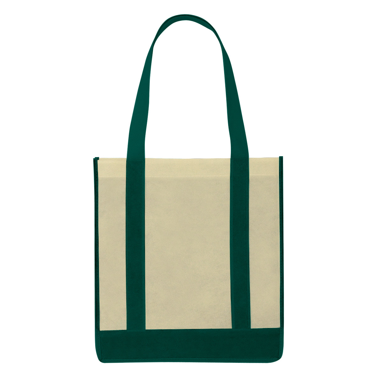 000440 Non-woven Two-tone Shopper Tote Bag
