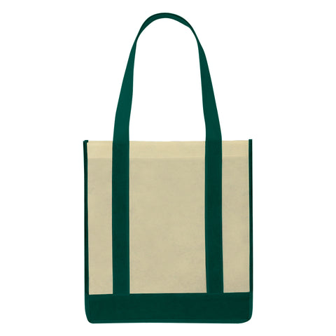 000440 Non-woven Two-tone Shopper Tote Bag