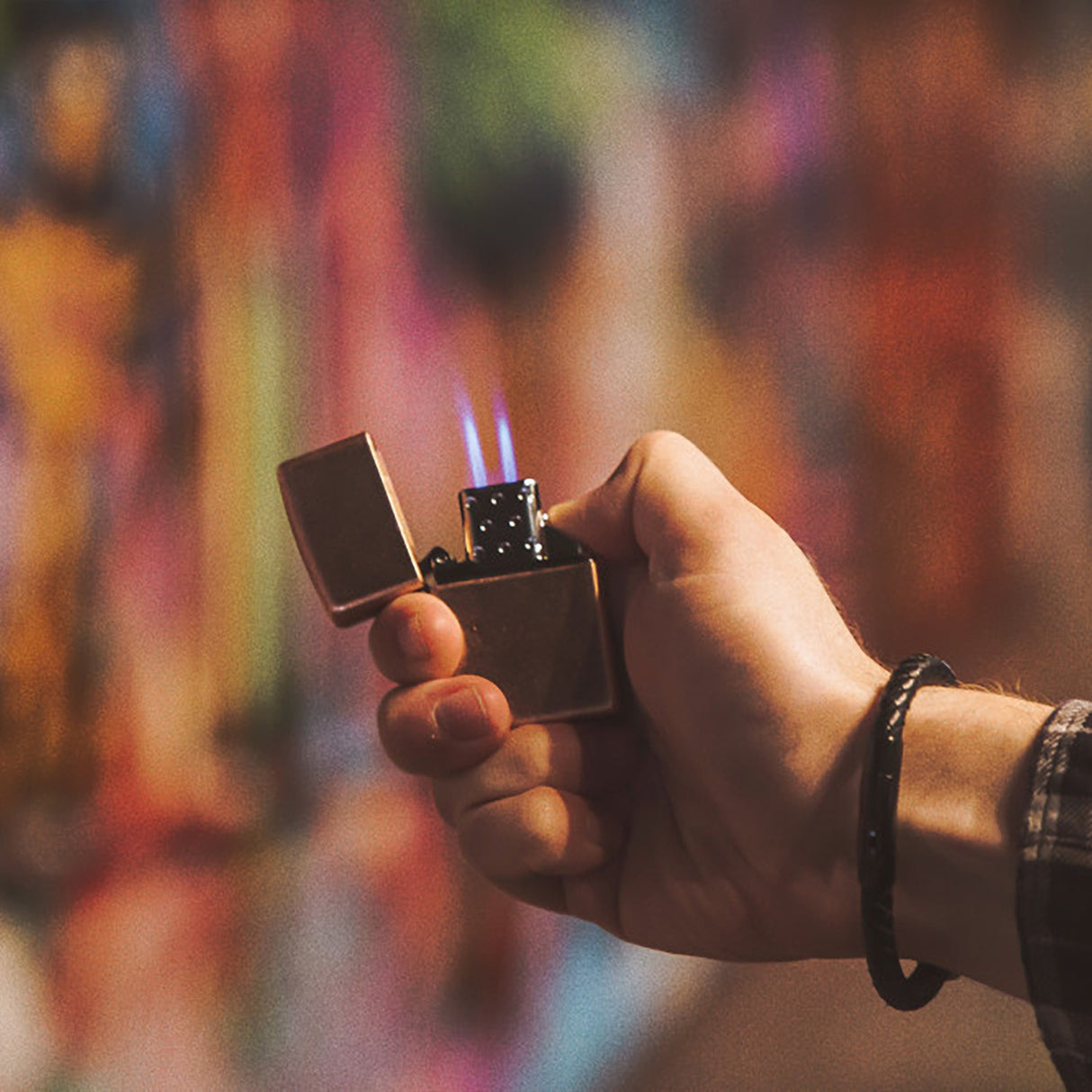 Matte Zippo® Lighter & Double Butane Insert Gift Set