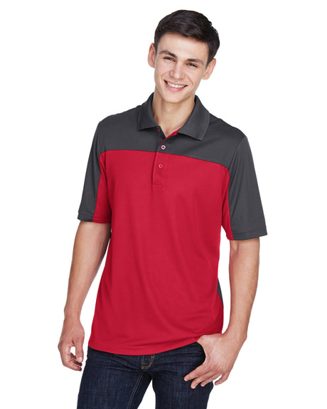 CORE 365 Men's Balance Colorblock Performance Piqué Polo