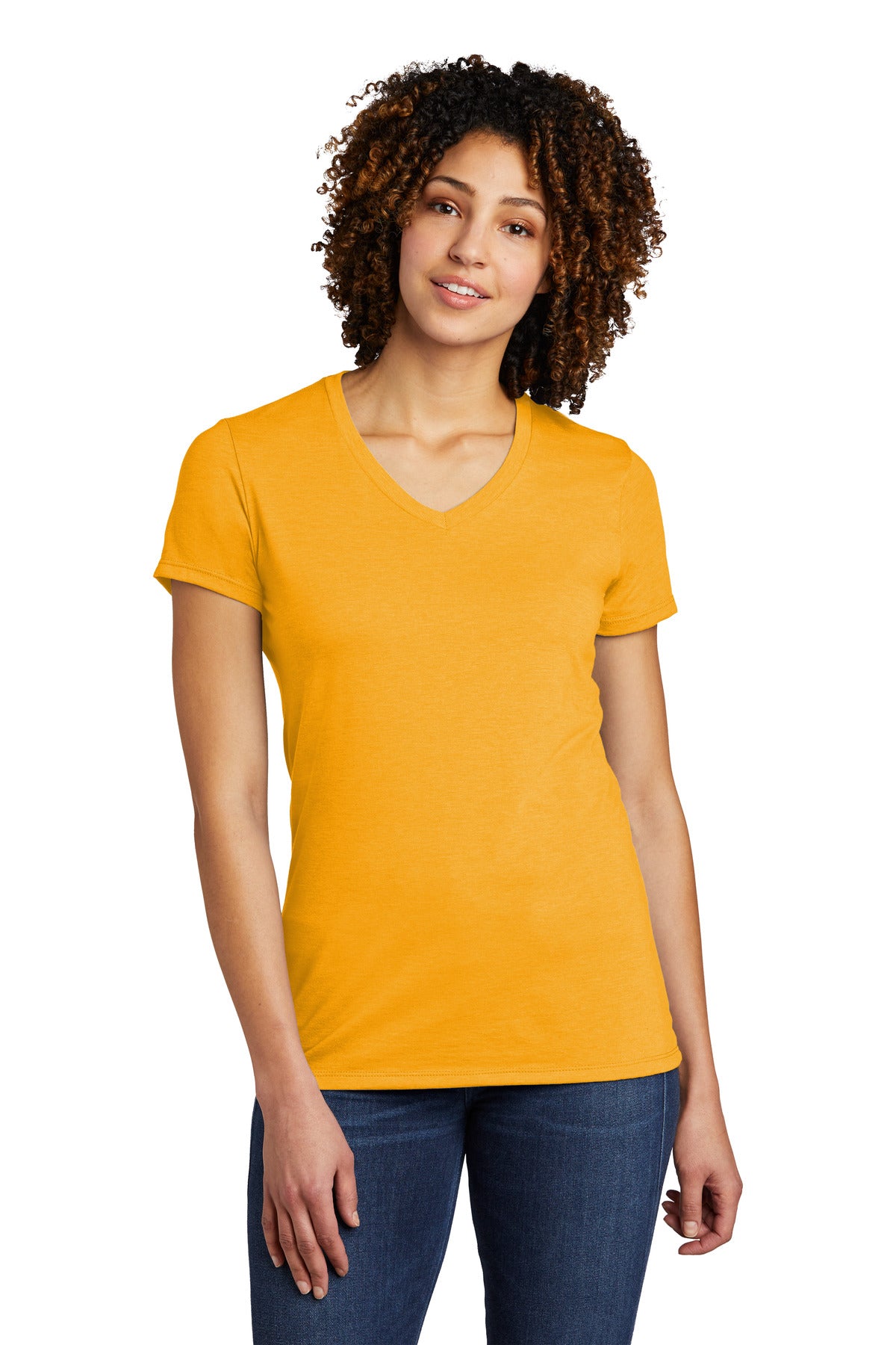 Allmade Women's Tri-Blend V-Neck Tee Shirt