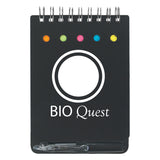 Spiral Jotter With Sticky Notes, Flags & Pen