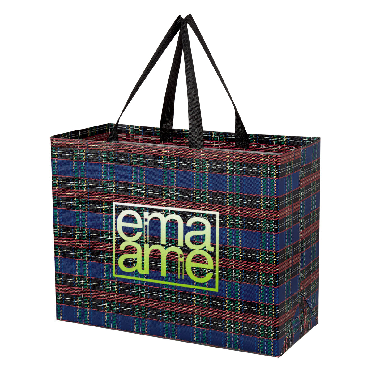 Soho Tartan Laminated Non-woven Shopper Bag