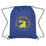 Crosshatch Non-woven Drawstring Bag