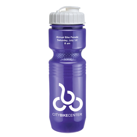 26 Oz. Jogger Bottle w/ Flip Top Lid - Solid Colors