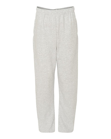 000493 Jerzees NuBlend Open Bottom Sweatpants w/Pocket