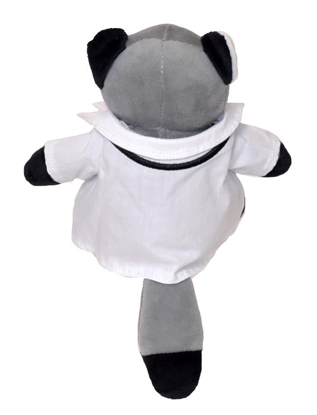 6" Mini Me Rascal Raccoon w/Doctor Coat