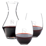 ~ Just Us Two - RIEDEL Decanter and Cabernet wine glass set in an Ovation Gift box