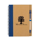 Eco-inspired Spiral Notebook & Pen