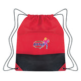 Non-woven Two-tone Drawstring Sports Pack