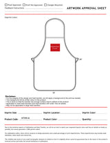 24 Hr Express Ship - Discounted Shorter Length Twill Bib Apron, 19x24, No Pockets