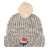 Grace Collection Pom Beanie With Cuff