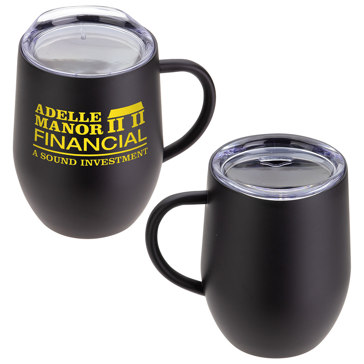 Calibre 12 oz Vacuum Insulated Ceramic Inside-Coated Coffee Mug