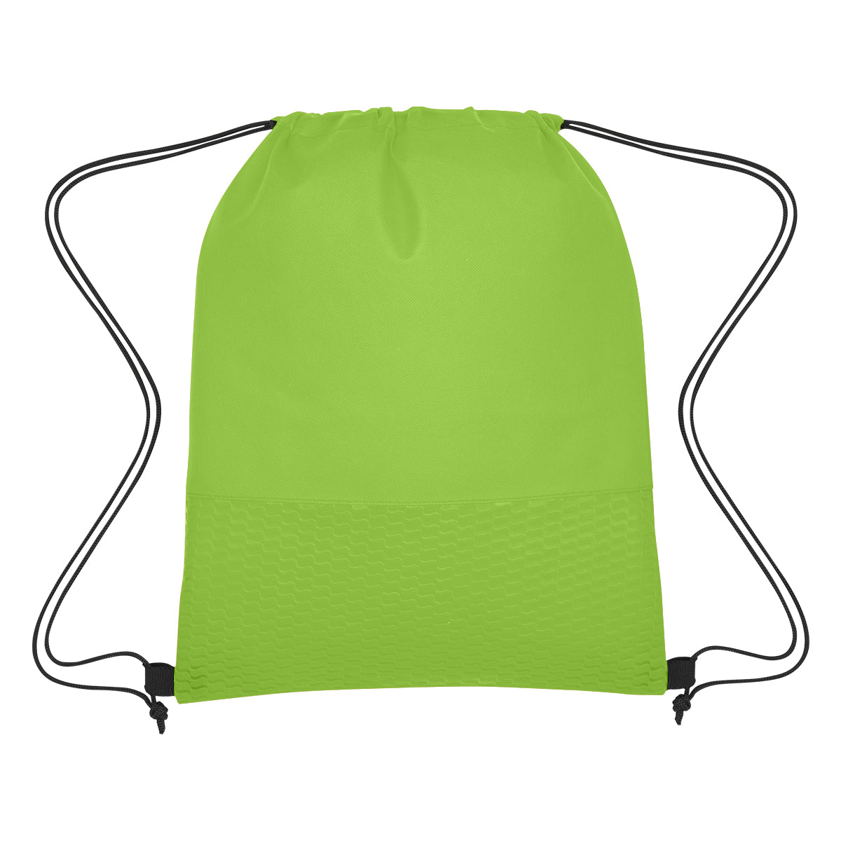 Wave Design Non-woven Drawstring Bag