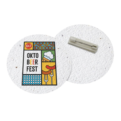 Seed Paper Buttons & Badges