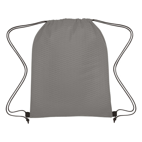 Wave Design Non-woven Drawstring Bag