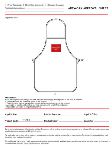 48 Hr Quick Ship - Shorter Length Twill Bib Apron in Black, 19x24, No Pockets