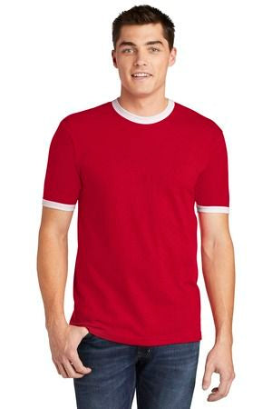 American Apparel Unisex Fine Jersey Ringer T-Shirt