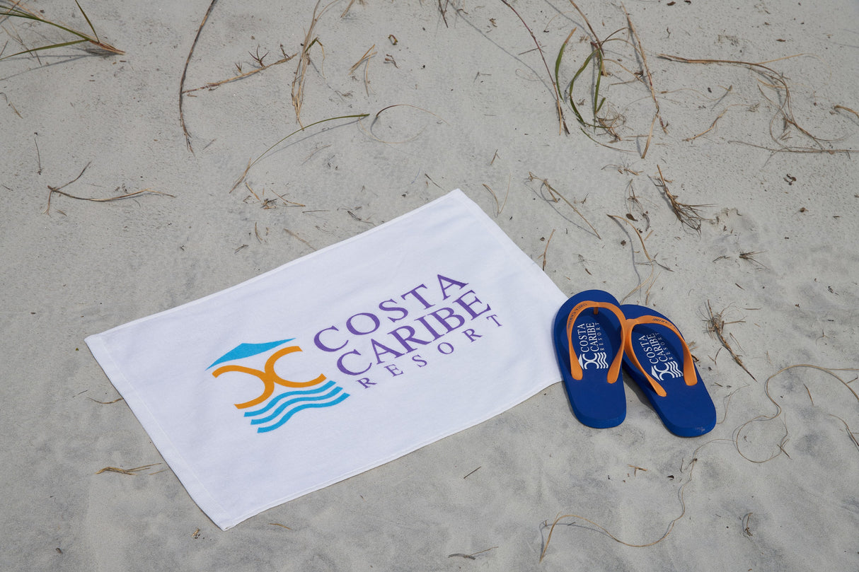 MaxxColor Premium White Sport Towel ( 16" x 25" )