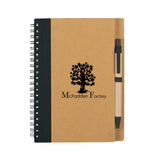 Eco-inspired Spiral Notebook & Pen