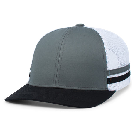 Low-Profile Stripe Trucker Cap