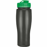 24 Oz. Contour Translucent Bottle w/ Flip Top Lid