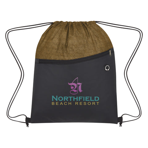 Cubic Drawstring Bag