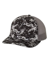 000458 Richardson® Patterned Snapback Trucker Cap