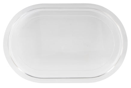 Oval Serving Tray clear
