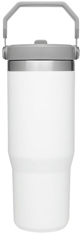 Stanley® IceFlow 30oz Flip Straw Tumbler, white