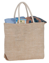 Herringbone Jute Tote